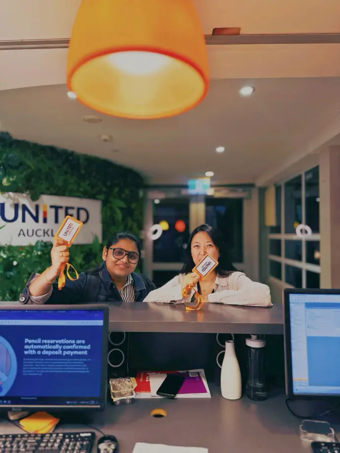 Secure hostel with CCTV and keycard access at United Auckland